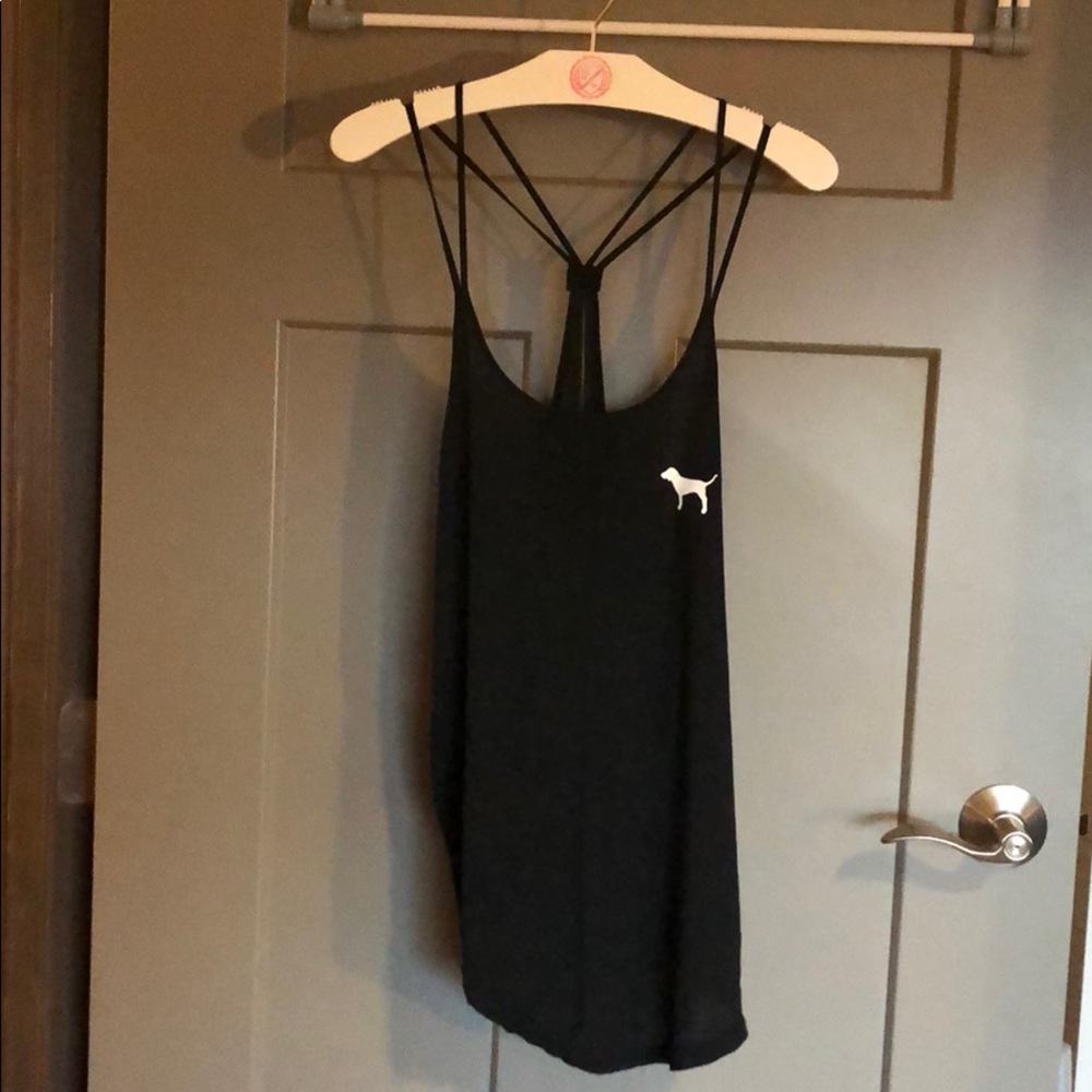 PINK strappy back tank